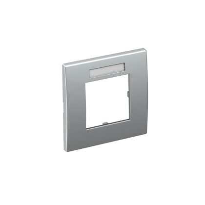 OBO 6119336 AR45-BF1 AL Takarókeret Modul 45, 1-részes 84x84mm festett alumínium polikarbo