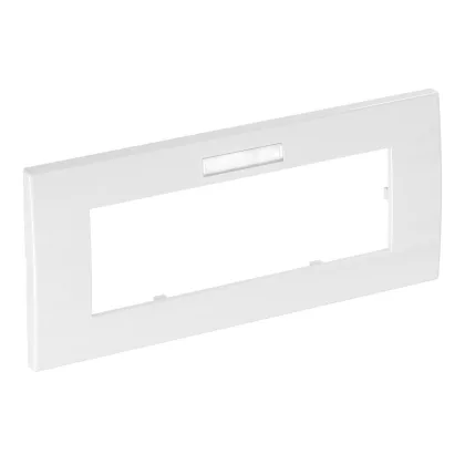   OBO 6119382 AR45-BF3 RW Takarókeret Modul 45, 3-részes 84x185mm hófehér polikarbonát