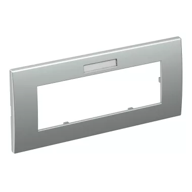 OBO 6119386 AR45-BF3 AL Takarókeret Modul 45, 3-részes 84x185mm festett alumínium polikarb