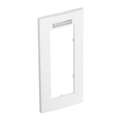   OBO 6119387 AR45-BSF3 RW Takarókeret 50mm-es szerelvényhez egyes 84x185mm hófehér polikarbonát