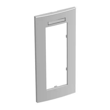 OBO 6119389 AR45-BSF3 AL Takarókeret 50mm-es szerelvényhez egyes 84x185mm festett alumíniu