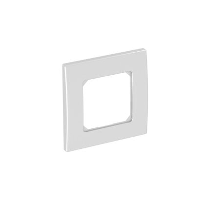   OBO 6119396 AR50-F1 AL Takarókeret 50mm-es szerelvényhez egyes 84x84mm festett alumínium polikarbonát