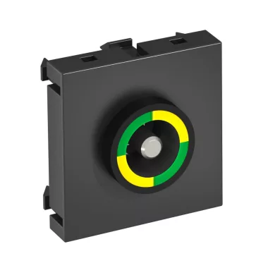 OBO 6120001 PAD-ID6 SWGR1 Eph Csatlakozó 45x45mm szürkésfekete polikarbonát