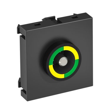 OBO 6120001 PAD-ID6 SWGR1 Eph Csatlakozó 45x45mm szürkésfekete polikarbonát