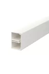 OBO 6150640 WDK-N25040RW Fali És Mennyezeti Csatorna szegezhető füllel/fenékperf. 25x40x2000mm hófehér PVC
