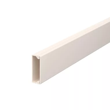 OBO 6150772 WDK10030CW Fali És Mennyezeti Csatorna fenékperforálással 10x30x2000mm krémfehér PVC