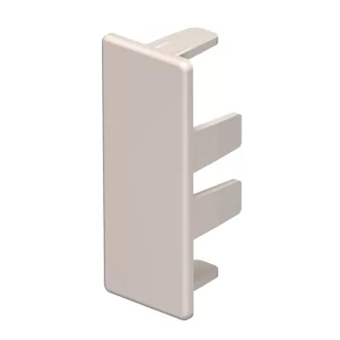 OBO 6153674 WDK HE20050CW Véglezáróelem 20x50mm krémfehér PVC