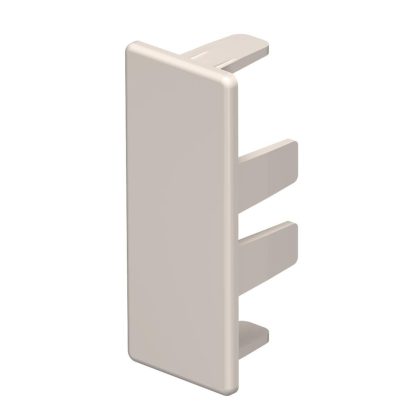   OBO 6153674 WDK HE20050CW Véglezáróelem 20x50mm krémfehér PVC