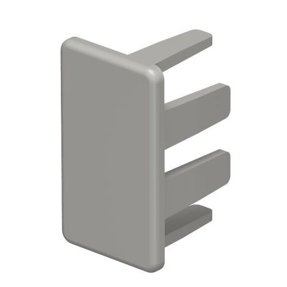   OBO 6158714 WDK HE15030GR Véglezáróelem 15x30mm kőszürke PVC