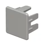 OBO 6158730 WDK HE25025GR Véglezáróelem 25x25mm kőszürke PVC