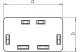 OBO 6162606 WDK HE40060CW Véglezáróelem 40x60mm krémfehér PVC