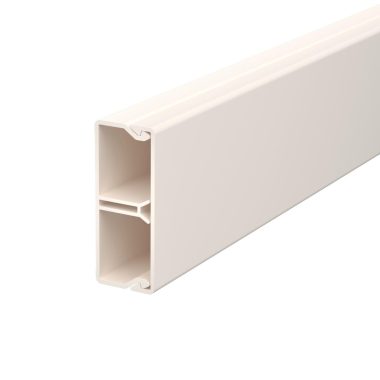 OBO 6168728 WDK-N20050CW Fali És Mennyezeti Csatorna szegezhető füllel/fenékperf. 20x50x2000mm krémfehér PVC