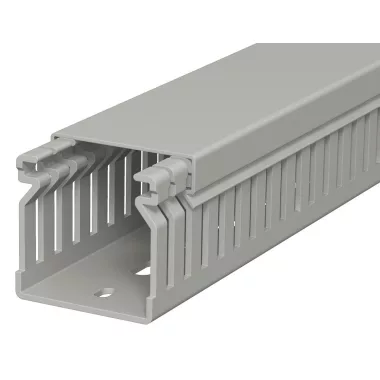 OBO 6178012 LK4 40040 Vezetékrendező Csatorna 40x40x2000mm kőszürke PVC