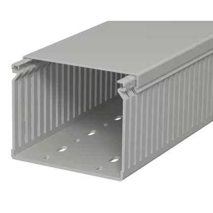OBO 6178059 LK4 80100 Vezetékrendező Csatorna 80x100x2000mm kőszürke PVC OBO 6178059 LK4 80100 Vezetékrendező Csatorna 80x100x2000mm kőszürke PVC