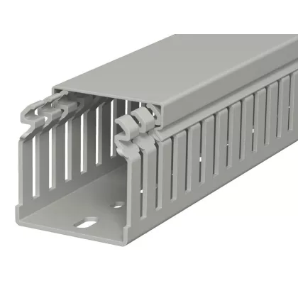 OBO 6178314 LKV 50050 Vezetékrendező Csatorna 50x50x2000mm kőszürke PVC OBO 6178314 LKV 50050 Vezetékrendező Csatorna 50x50x2000mm kőszürke PVC