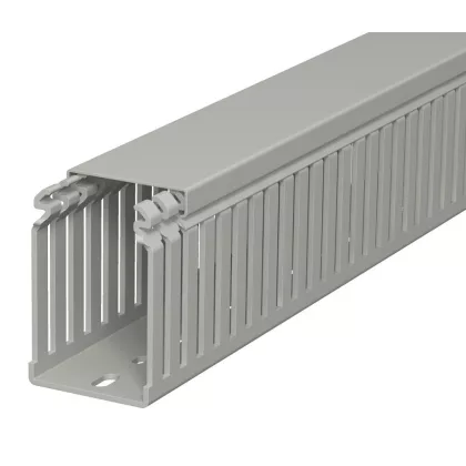 OBO 6178324 LKV 75050 Vezetékrendező Csatorna 75x50x2000mm kőszürke PVC OBO 6178324 LKV 75050 Vezetékrendező Csatorna 75x50x2000mm kőszürke PVC