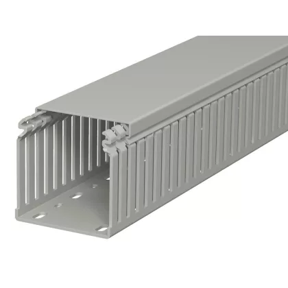   OBO 6178326 LKV 75075 Vezetékrendező Csatorna 75x75x2000mm kőszürke PVC