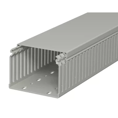 OBO 6178328 LKV 75100 Vezetékrendező Csatorna 75x100x2000mm kőszürke PVC OBO 6178328 LKV 75100 Vezetékrendező Csatorna 75x100x2000mm kőszürke PVC