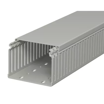 OBO 6178328 LKV 75100 Vezetékrendező Csatorna 75x100x2000mm kőszürke PVC OBO 6178328 LKV 75100 Vezetékrendező Csatorna 75x100x2000mm kőszürke PVC