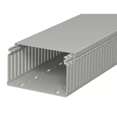 OBO 6178330 LKV 75125 Vezetékrendező Csatorna 75x125x2000mm kőszürke PVC