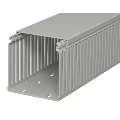 OBO 6178341 LKV 100100 Vezetékrendező Csatorna 100x100x2000mm kőszürke PVC OBO 6178341 LKV 100100 Vezetékrendező Csatorna 100x100x2000mm kőszürke PVC