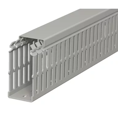 OBO 6178422 LKV N 75037 Vezetékrendező Csatorna 75x37,5x2000mm kőszürke PVC OBO 6178422 LKV N 75037 Vezetékrendező Csatorna 75x37,5x2000mm kőszürke PVC