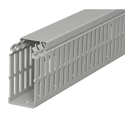 OBO 6178422 LKV N 75037 Vezetékrendező Csatorna 75x37,5x2000mm kőszürke PVC OBO 6178422 LKV N 75037 Vezetékrendező Csatorna 75x37,5x2000mm kőszürke PVC