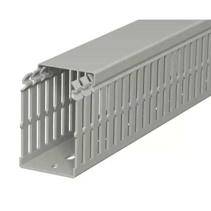OBO 6178424 LKV N 75050 Vezetékrendező Csatorna 75x50x2000mm kőszürke PVC OBO 6178424 LKV N 75050 Vezetékrendező Csatorna 75x50x2000mm kőszürke PVC