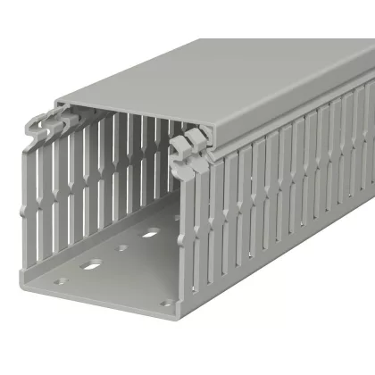 OBO 6178426 LKV N 75075 Vezetékrendező Csatorna 75x75x2000mm kőszürke PVC OBO 6178426 LKV N 75075 Vezetékrendező Csatorna 75x75x2000mm kőszürke PVC