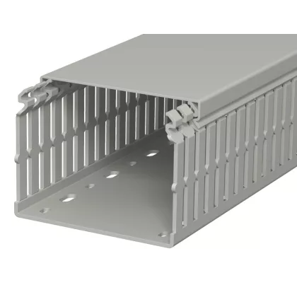 OBO 6178428 LKV N 75100 Vezetékrendező Csatorna 75x100x2000mm kőszürke PVC OBO 6178428 LKV N 75100 Vezetékrendező Csatorna 75x100x2000mm kőszürke PVC