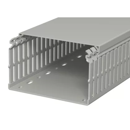   OBO 6178430 LKV N 75125 Vezetékrendező Csatorna 75x125x2000mm kőszürke PVC