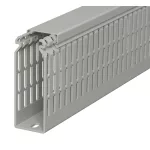 OBO 6178435 LKV N 10037 Vezetékrendező Csatorna 100x37x2000mm kőszürke PVC