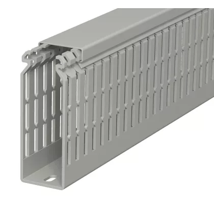 OBO 6178435 LKV N 10037 Vezetékrendező Csatorna 100x37x2000mm kőszürke PVC OBO 6178435 LKV N 10037 Vezetékrendező Csatorna 100x37x2000mm kőszürke PVC