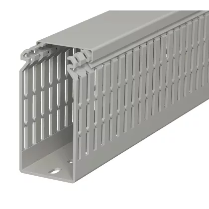 OBO 6178437 LKV N 10050 Vezetékrendező Csatorna 100x50x2000mm kőszürke PVC OBO 6178437 LKV N 10050 Vezetékrendező Csatorna 100x50x2000mm kőszürke PVC