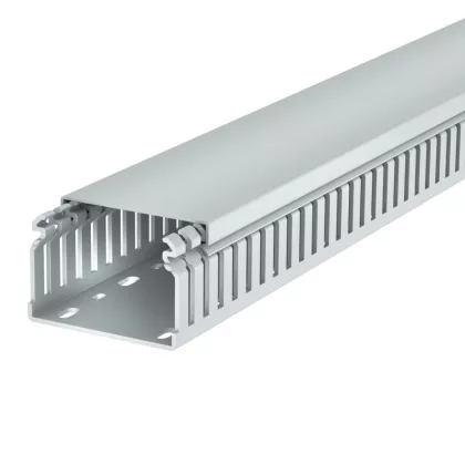 OBO 6178588 LKVH 50075 Vezetékrendező Csatorna halogénmentes 50x75x2000mm világosszürke Polikarbonát/Akrilnitril-butadién-sztirol OBO 6178588 LKVH 50075 Vezetékrendező Csatorna halogénmentes 50x75x2000mm világosszürke Polikarbonát/Akrilnitril-butadién-sztirol