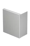 OBO 6183913 WDK HE80170LGR Véglezáróelem 80x170mm világosszürke PVC