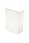 OBO 6193391 WDK HE80210RW Véglezáróelem 80x210mm hófehér PVC