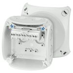   HENSEL KF 0202 G Cutie de joncțiune a cablurilor rezistentă la intemperii, 93x93x62 mm, IP66 / 67