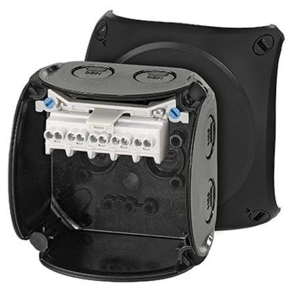   HENSEL KF 0202 B Weatherproof cable junction box, 93x93x62 mm, IP66 / 67