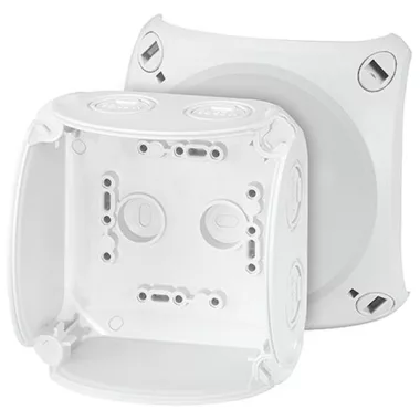 HENSEL KF 0400 G Cutie de joncțiune a cablurilor rezistentă la intemperii, 104x104x70 mm, IP66 / 67