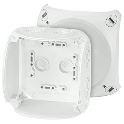   HENSEL KF 0400 G Időjárásálló kábelösszekötő doboz, 104x104x70 mm, IP66/67