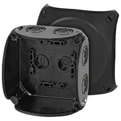   HENSEL KF 0400 B Cutie de joncțiune a cablurilor rezistentă la intemperii, 104x104x70 mm, IP66 / 67