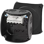   HENSEL KF 0404 B Cutie de joncțiune a cablurilor rezistentă la intemperii, 104x104x70 mm, IP66 / 67