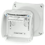   HENSEL KF 0604 G Cutie de joncțiune a cablurilor rezistentă la intemperii, 130x130x77 mm, IP66 / 67