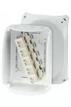 HENSEL KF 1616 G Időjárásálló kábelösszekötő doboz, 155x210x92 mm, IP66/67