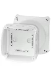 HENSEL KF 0600 H Időjárásálló kábelösszekötő doboz, 130x130x77 mm, IP66/67