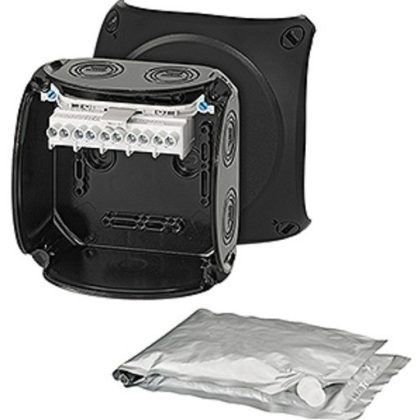   HENSEL WP 0606 B Waterproof cable junction box with pouring compound, 130x130x77 mm, IP68