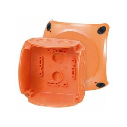   HENSEL FK 0604 Cutie din policarbonat ignifug, 130x130x77 mm, E30, E90, IP65