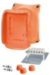 HENSEL FK 1608 Tűzálló polikarbonát doboz, 155x210x92 mm, E30, E90, IP65