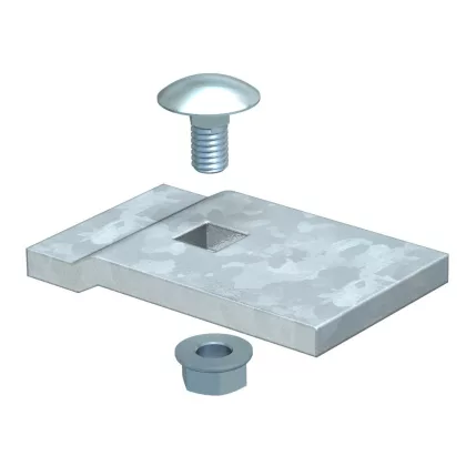 OBO 6232485 LKS 60 5 FT Szorítóelem nagyfesztávú kábellétrákhoz 60x35mm merítetten tűzihor